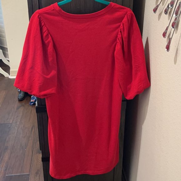 Zara Red Mini Dress, size Medium - Picture 3 of 6